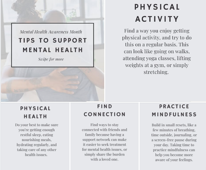 Tips to support Mental Health